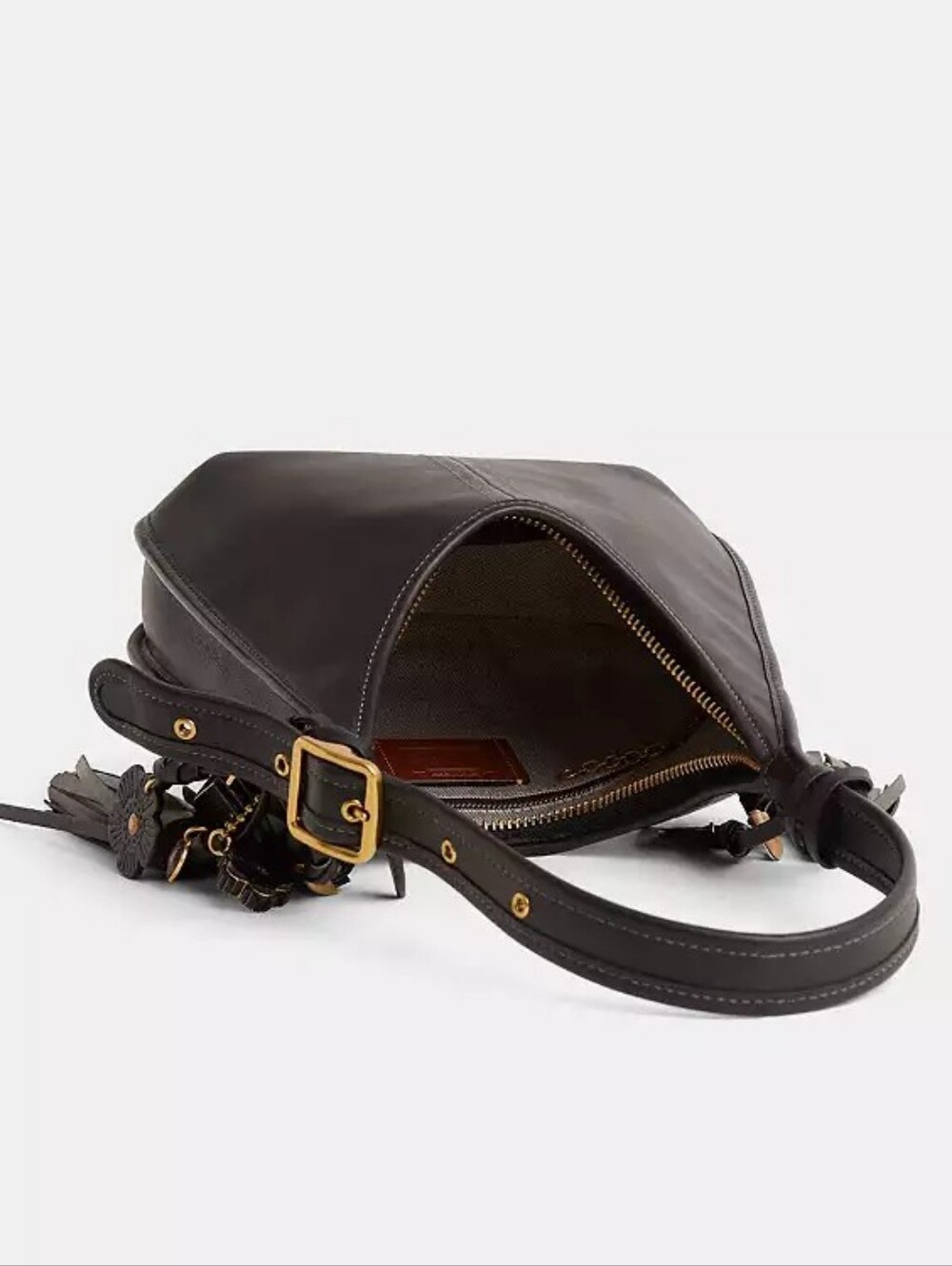 *Upcrafted/ReLoved [Coach] Ergo Shoulder Bag, CFI02, One-of-a-kind, Black, Charm - Picture 13 of 16